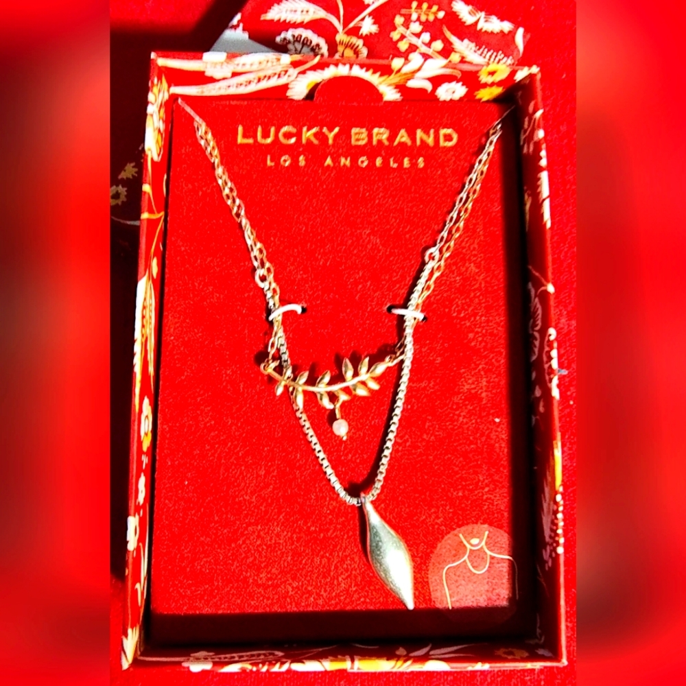 Layered necklace new in box